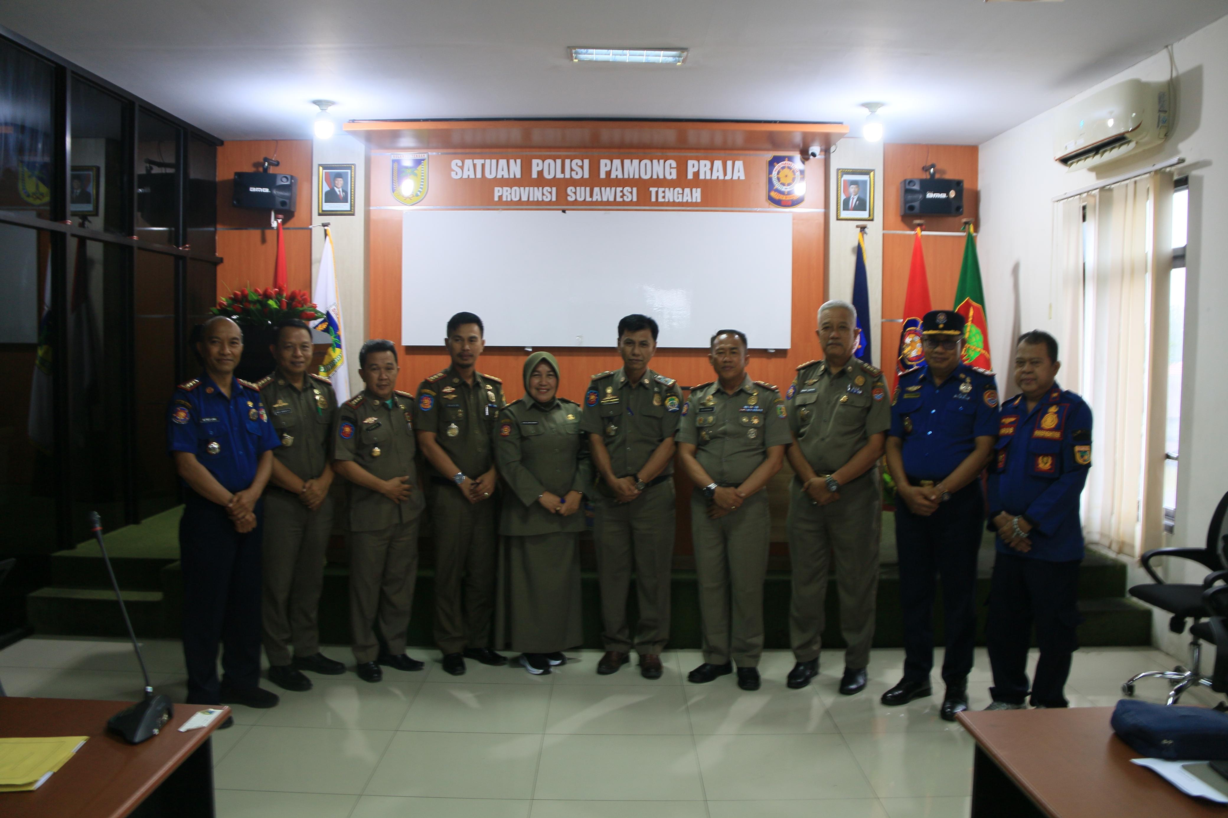 Satpol PP Prov Sulteng Gelar Rapat Persiapan HUT Damkar ke-107, Satpol PP ke-76 dan Satlinmas ke-64 Tingkat Provinsi Sulawesi Tengah Tahun 2026