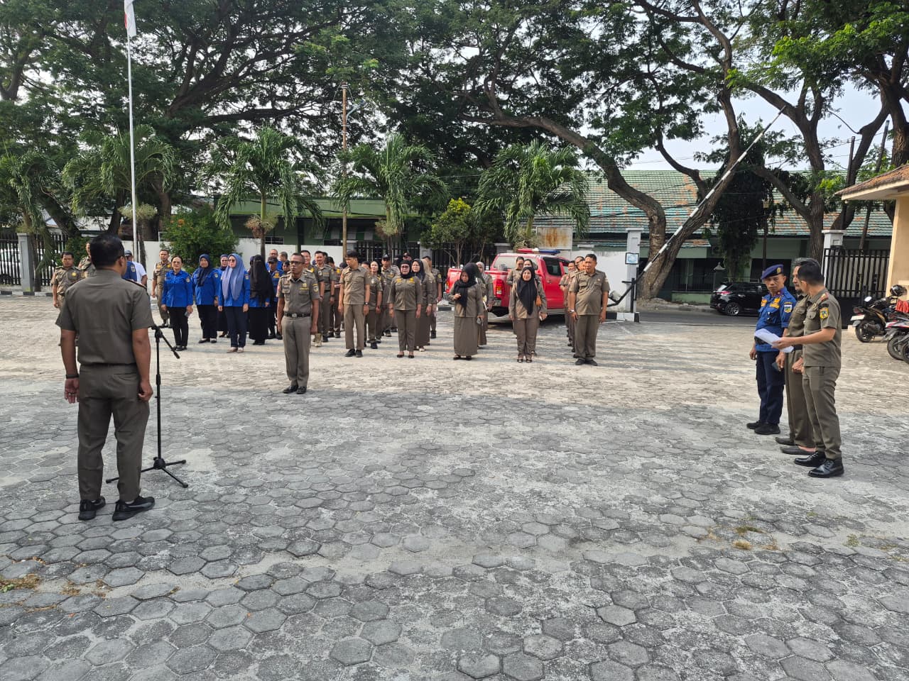 Dari Apel Pagi, Satpol PP Sulteng Tanamkan Budaya Antikorupsi