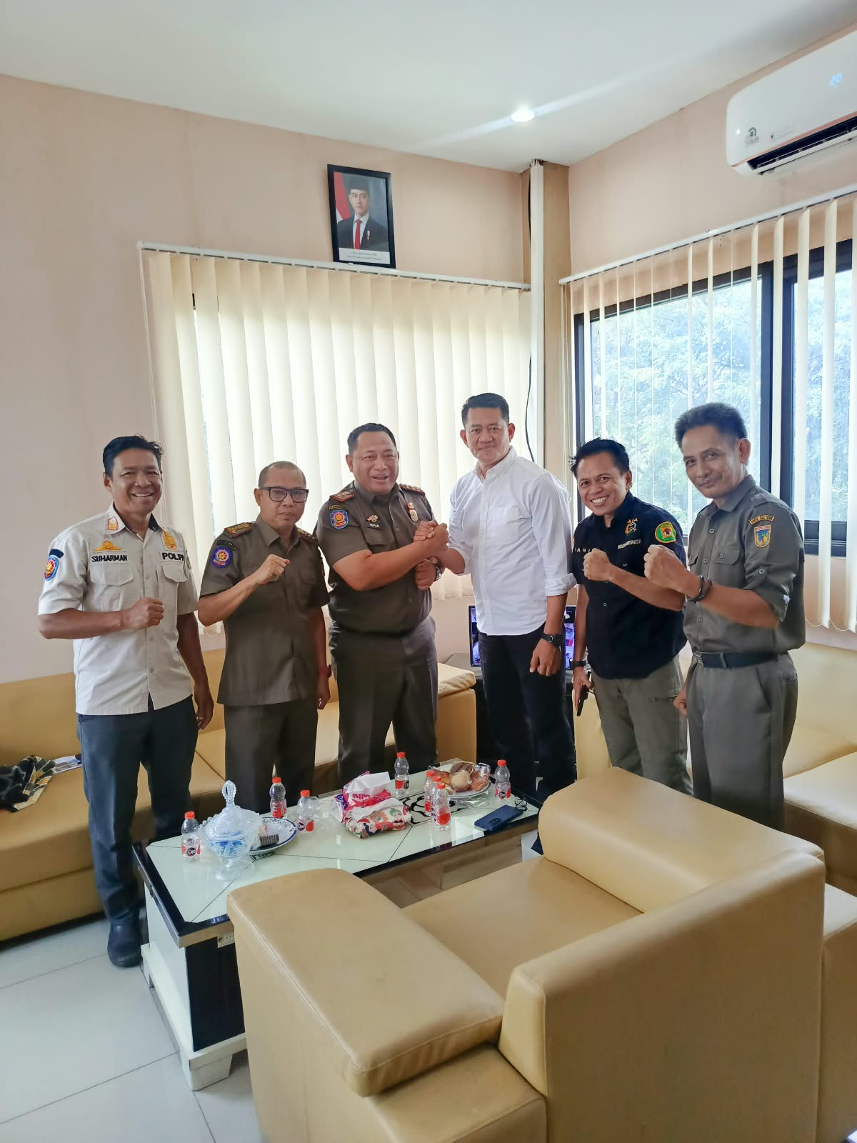 Satpol PP Sulteng Koordinasikan Pengembangan ASLINMAS dengan Kejati Sulteng