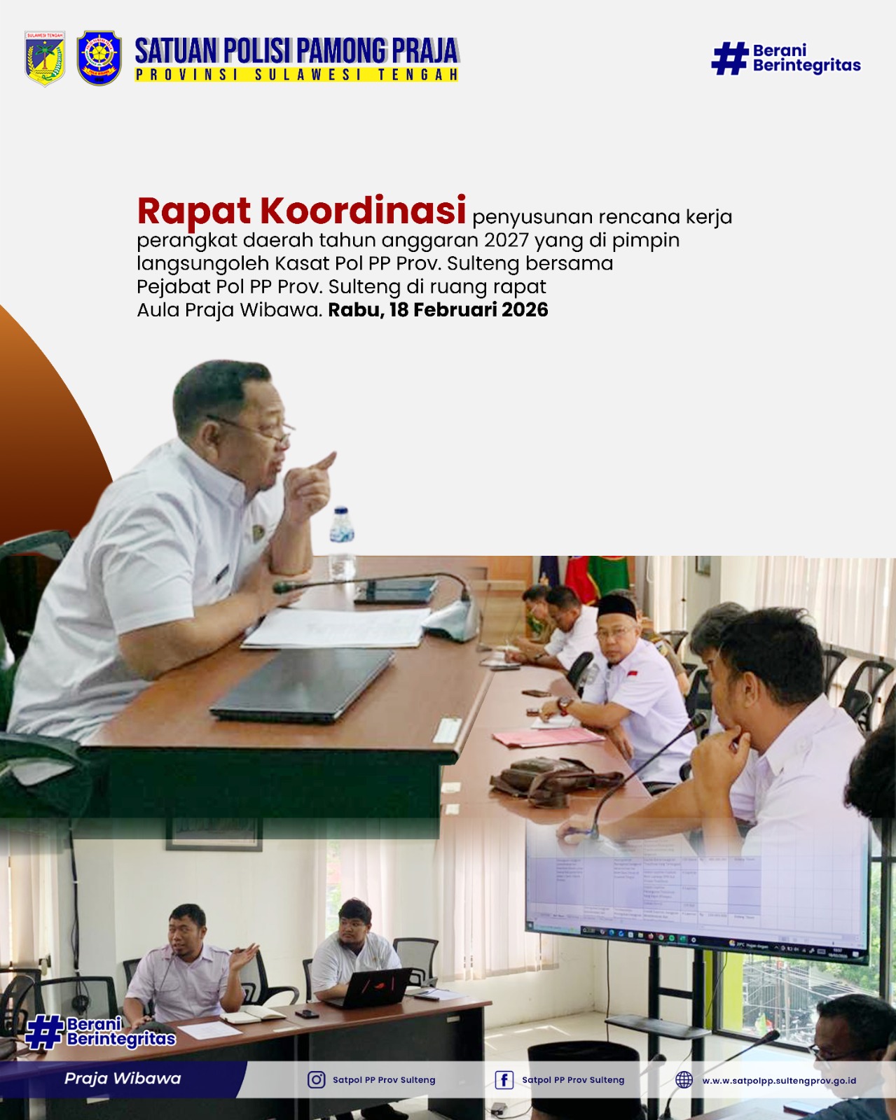  Rapat koordinasi penyusunan rencana kerja perangkat daerah tahun anggaran 2027