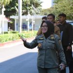Satpol PP Prov. Sulteng menerima kunjungan Dinkes gelar pemeriksaan kesehatan gratis